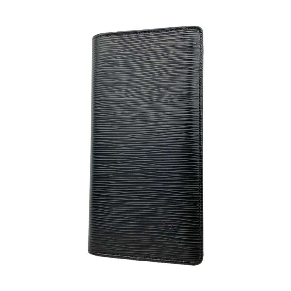 Louis Vuitton Epi Leather Portefeuille Brazza Long Wallet M66542 Noir (Men's)